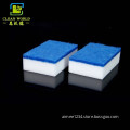 Heavy duty magic sponge abrasive scouring pad